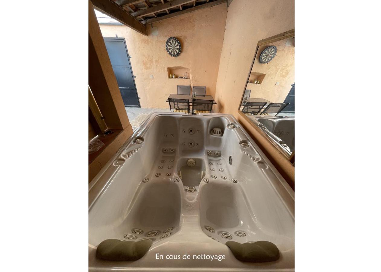 Patio, Jacuzzi Professionnel, Table De Massage, Climatise, Le Cocon De Pedro Apartment Carcassonne Exterior photo