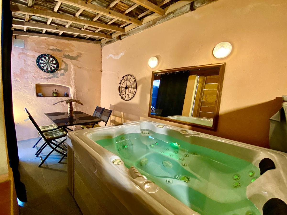Patio, Jacuzzi Professionnel, Table De Massage, Climatise, Le Cocon De Pedro Apartment Carcassonne Exterior photo